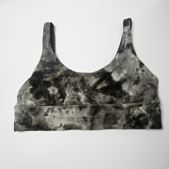 Lululemon Athletica Align Diamond Dye Reversible Bra‎ Size 12 Green Athletics